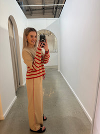 LITTLE LIES / LOTTIE PANTS / OATMEAL / M25042901