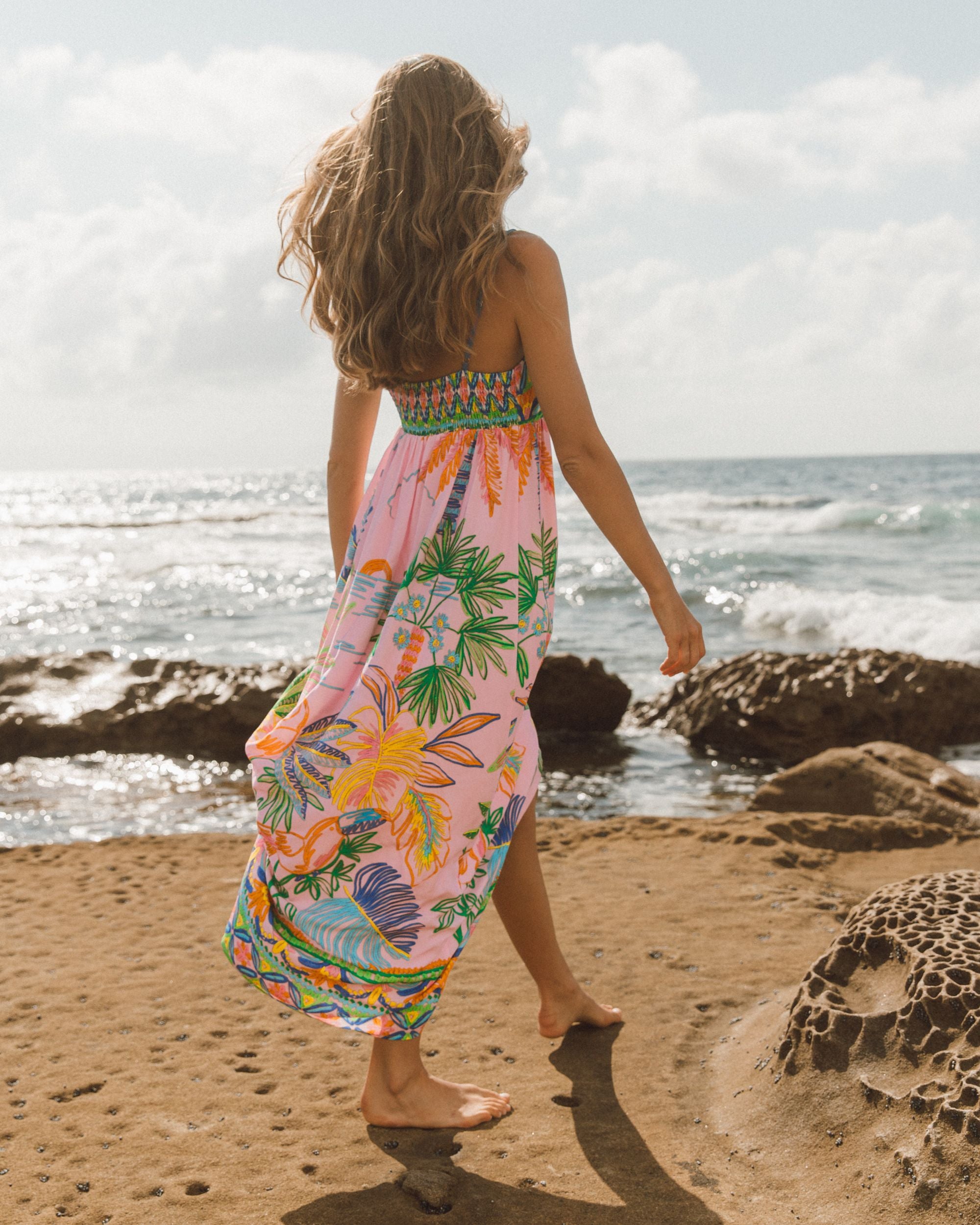 PAPER HEART / TOUCAN MAXI DRESS / PHE14072