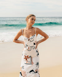 WHITE CLOSET / INDIRA MIDI DRESS