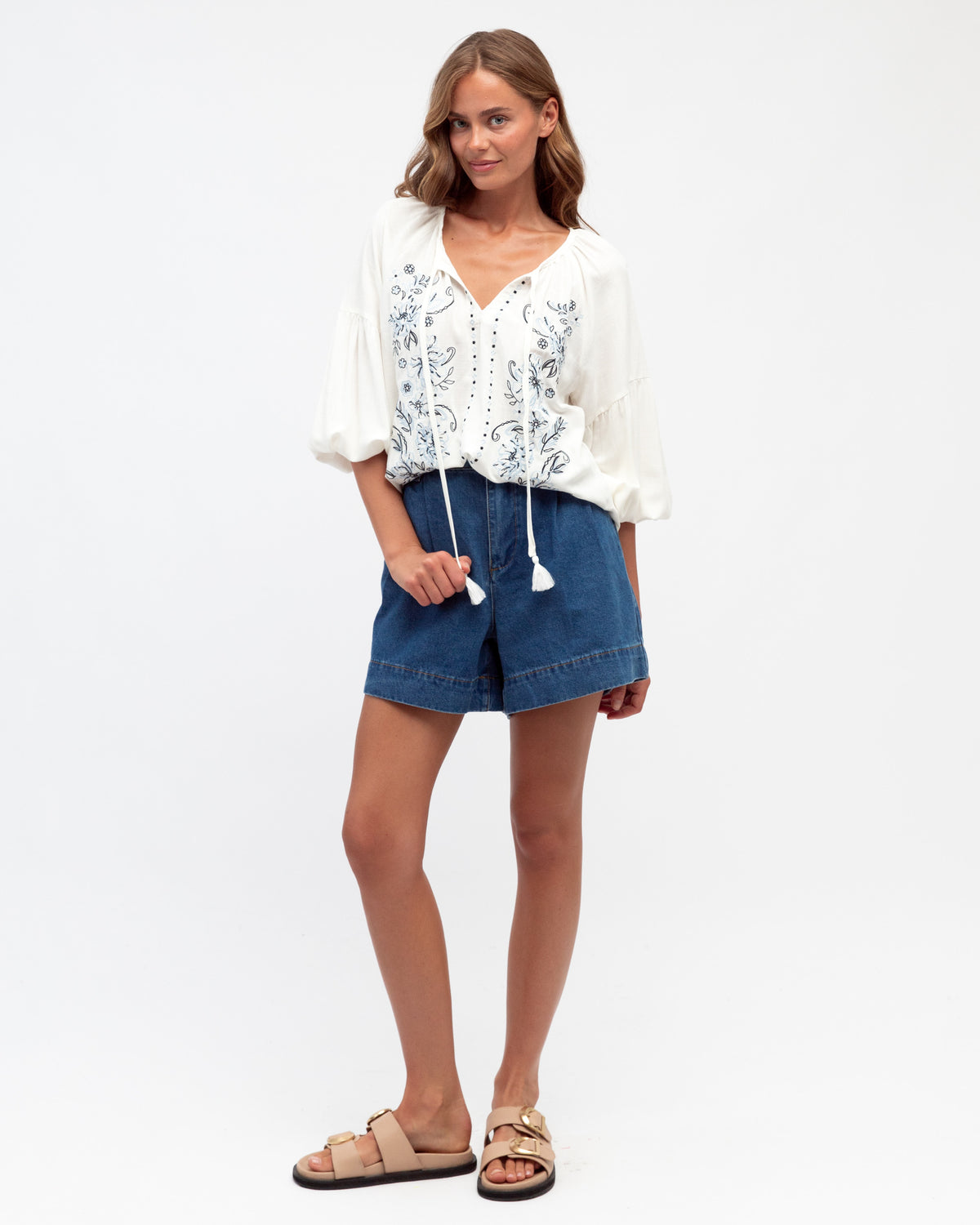 LABEL OF LOVE / AMY EMBROIDERED TOP / LOL2247