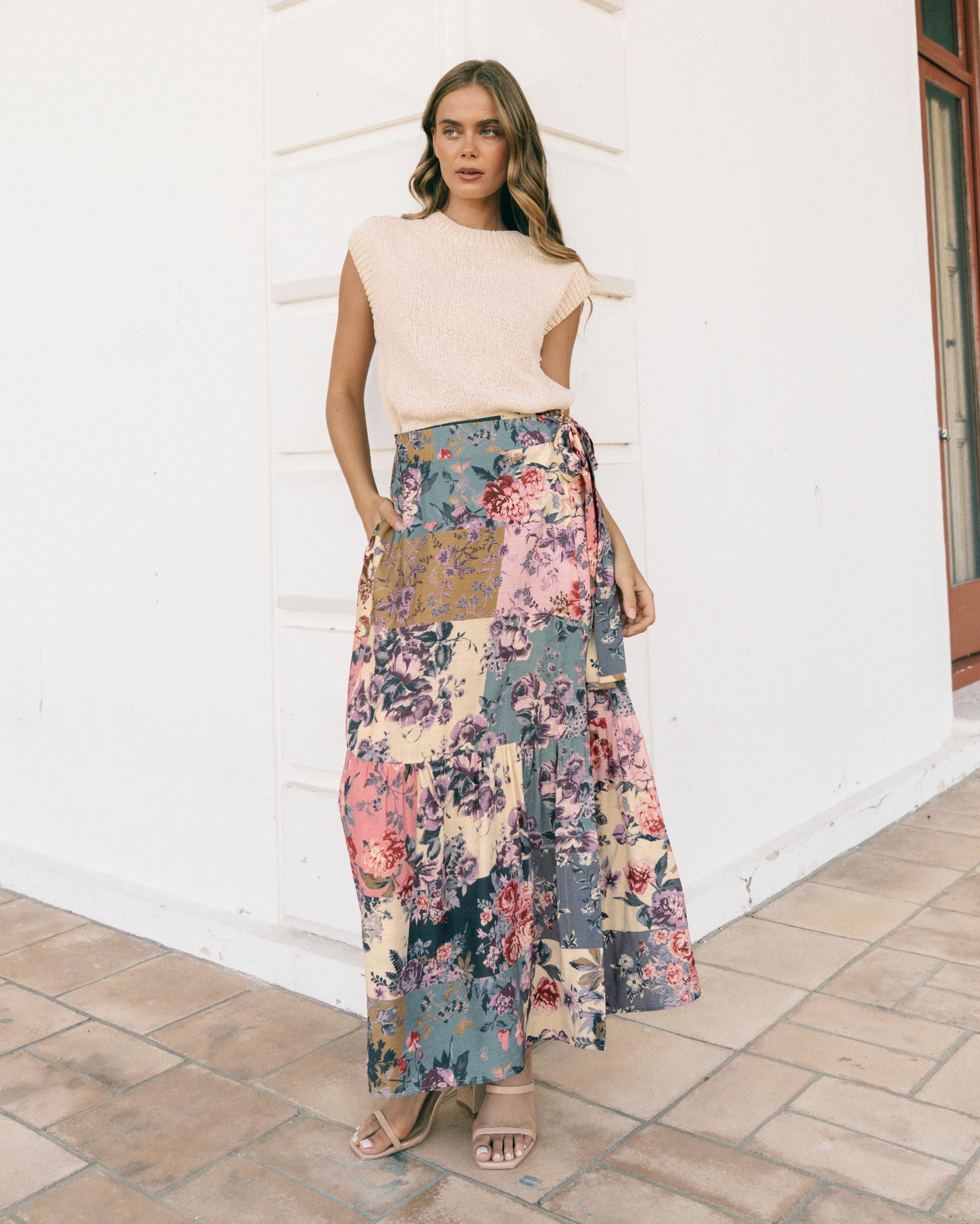 EBBY & I / VINTAGE DREAMS WRAP SKIRT / VVE11124