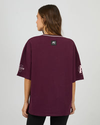 ALL ABOUT EVE / NINETY FIVE V-NECK TEE / WINE / 6477134