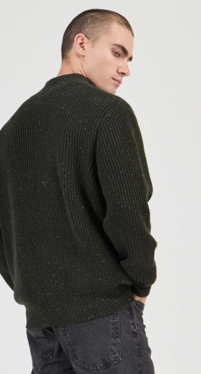 ROLLAS / FISHERMANS TWEED POLO / DARK FOREST / S62N02