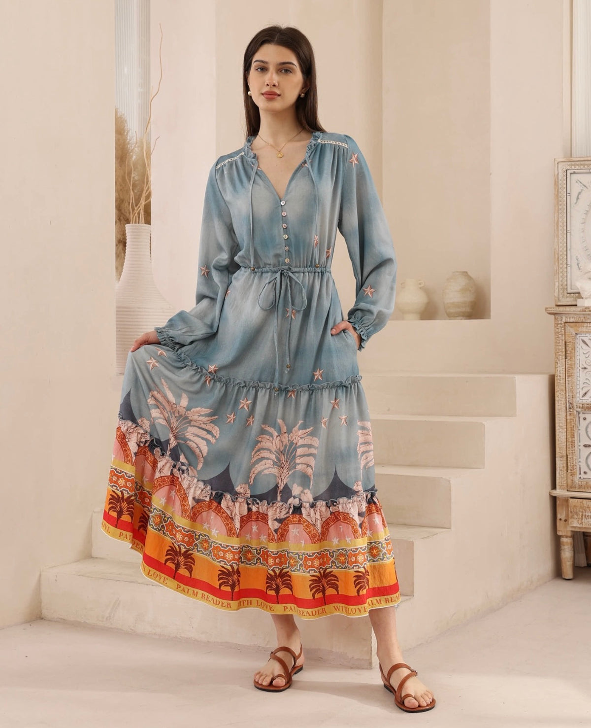 IRIS MAXI / SANTY DRESS / 2012652-3
