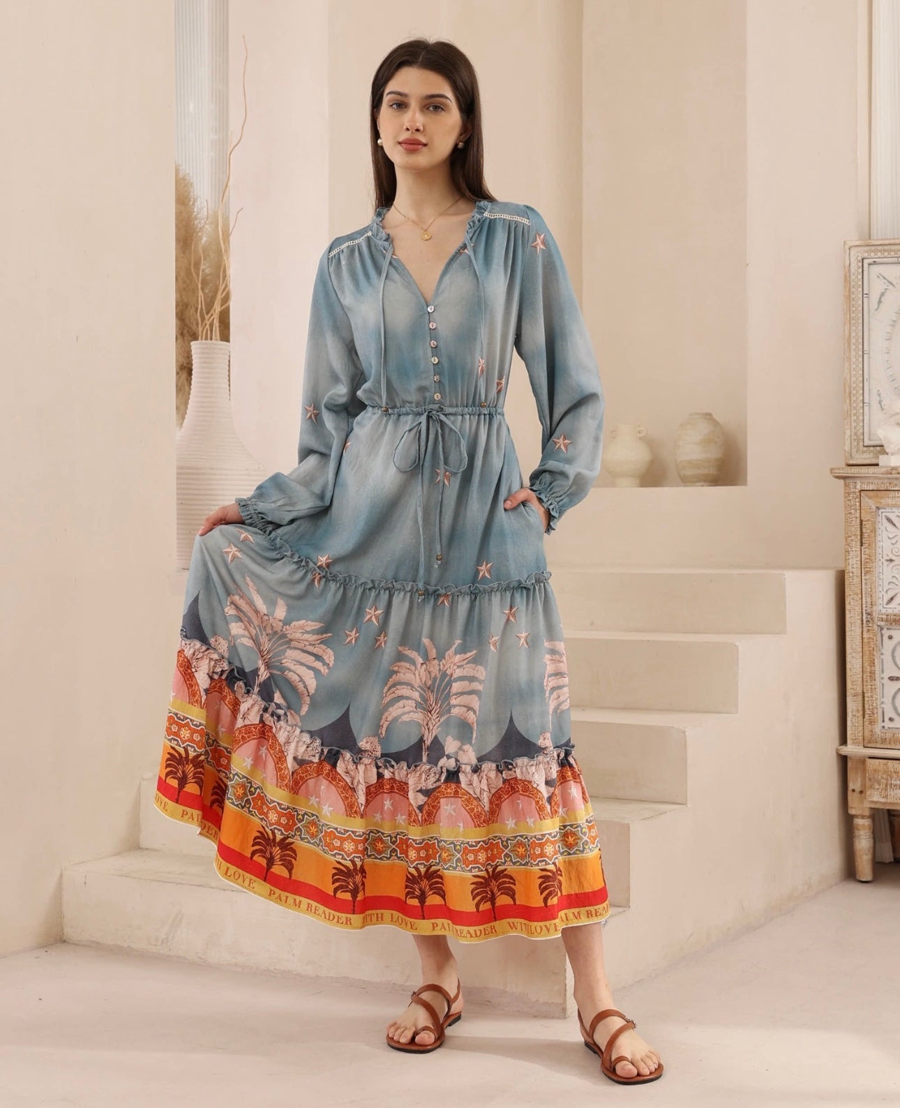 IRIS MAXI / SANTY DRESS / 2012652-3