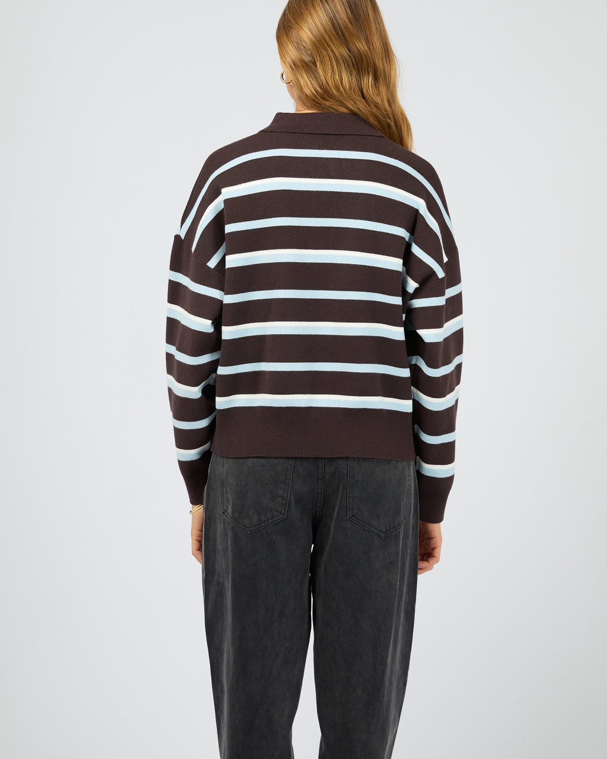 SILENT THEORY / ANITA POLO TOP / 6077111.CHOC